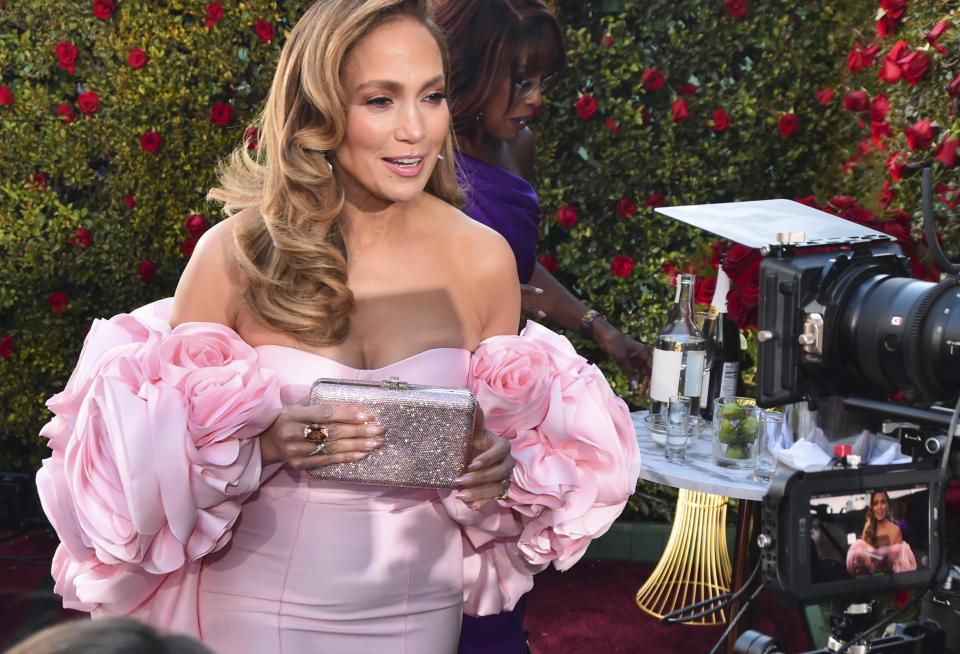 Jennifer Lopez at the 81st Golden Globe Awards. / Credit: Alberto Rodriguez/Golden Globes 2024/Golden Globes 2024 via Getty Images