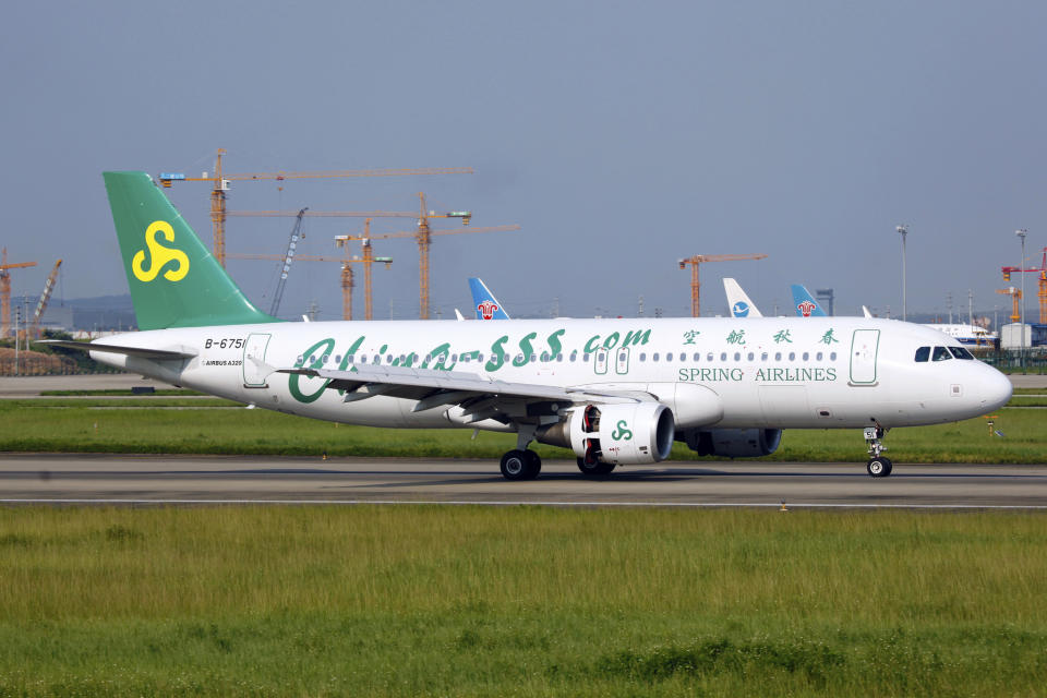 <p>No. 7 least punctual airline: Spring Airlines<br>OTP Rating: 75.52<br>(byeangel / Flickr) </p>