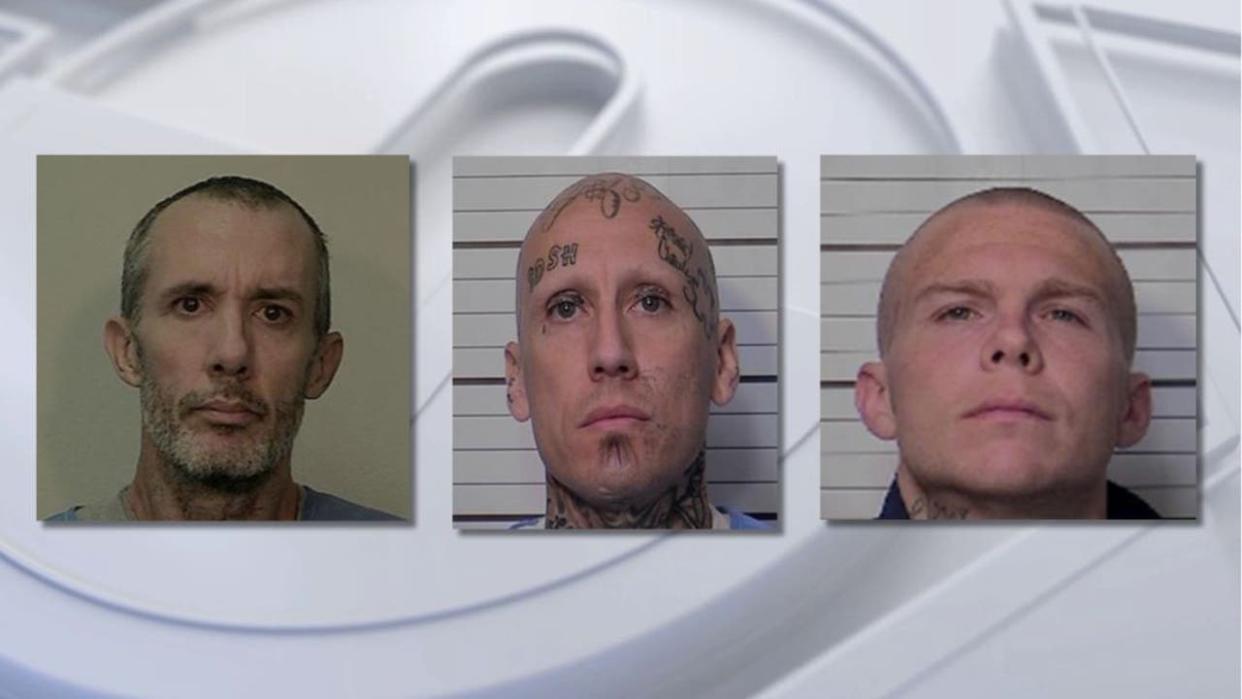 <div>(L-R) Scott Cook, Zachary Harris, John Patch / California Department of Corrections and Rehabilitation</div>