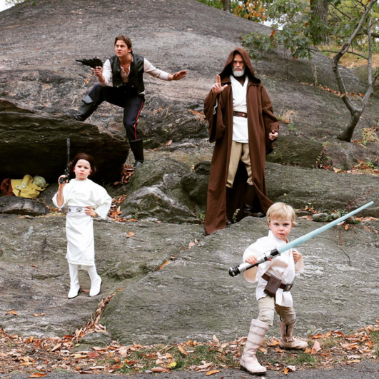 Our absolute favorite is their family-themed Halloween outfit in 2015. “A long time ago in a Halloween far, far away….” Harris, or should we say Jedi master Obi-Wan Kenobi, captioned this family photo with his husband as Han Solo, Harper as Princess Leia, and Gideon became Luke Skywalker. We hope they won Best Family Costume. (Photo: Instagram)