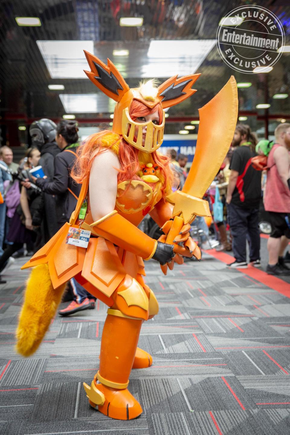 Flareon from Pokemon cosplayer