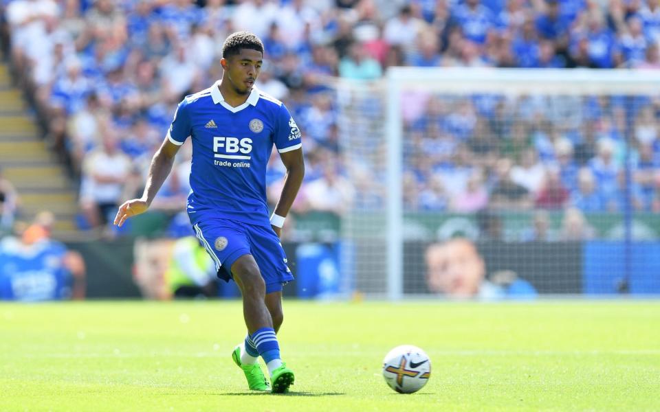 Chelsea are in talks for Leicester centre-half Wesley Fofana - GETTY IMAGES