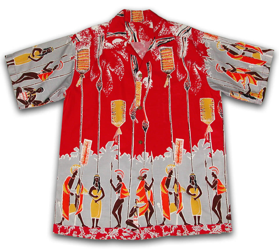 Shaheen “Procession print shirt”