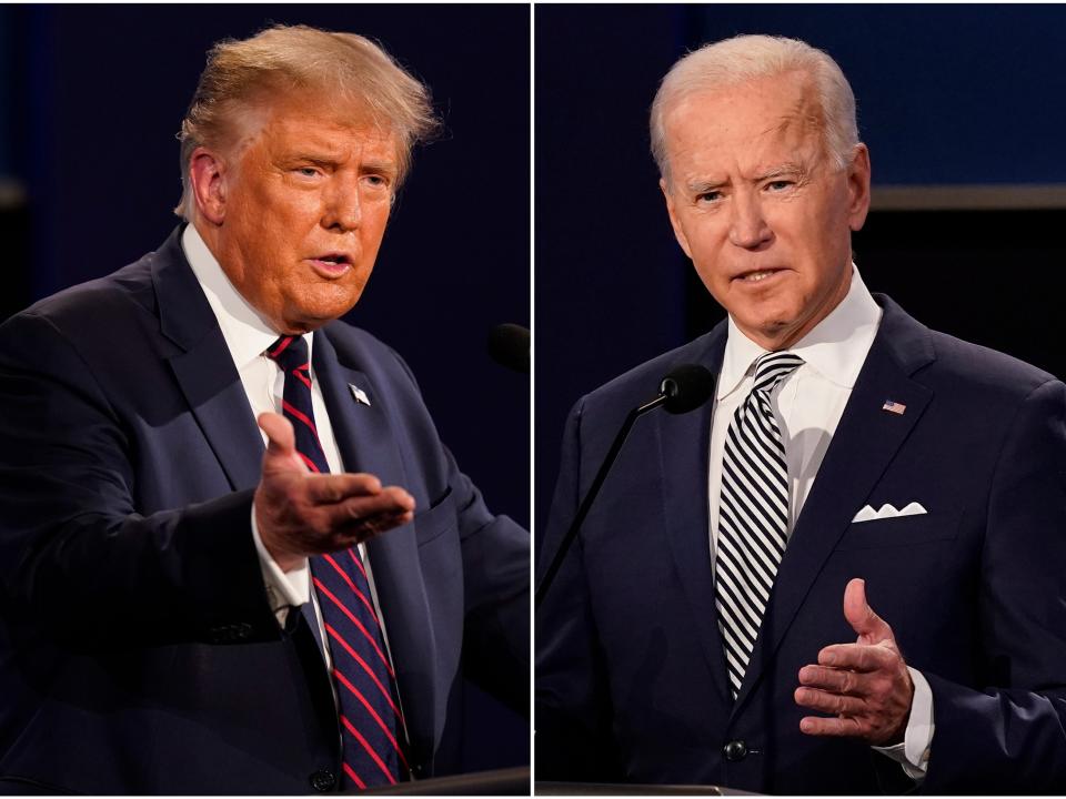 Trump and Biden