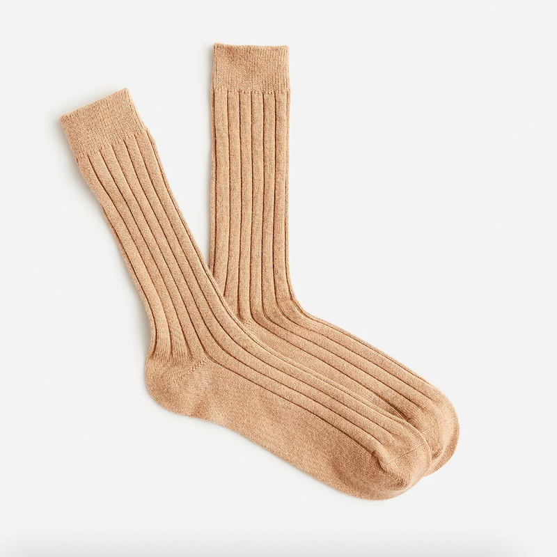 <p><a href="https://go.redirectingat.com?id=74968X1596630&url=https%3A%2F%2Fwww.jcrew.com%2Fp%2Fmens%2Fcategories%2Faccessories%2Fsocks%2Fheavyweight%2Fribbed-cashmere-blend-socks%2FBM632%3Fdisplay%3Dsale%26fit%3DClassic%26isFromSale%3Dtrue%26color_name%3Dhthr-toffee%26colorProductCode%3DBM632&sref=https%3A%2F%2Fwww.menshealth.com%2Fstyle%2Fa60639955%2Fjcrew-april-sale-2024%2F" rel="nofollow noopener" target="_blank" data-ylk="slk:Shop Now;elm:context_link;itc:0;sec:content-canvas" class="link rapid-noclick-resp">Shop Now</a></p><p>Ribbed Cashmere-Blend Socks</p><p>$41.99</p>