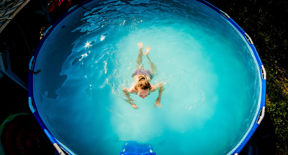 A mum is outraged after her neighbours called the police on her when they spotted her children swimming naked in her pool. Source: Getty Images