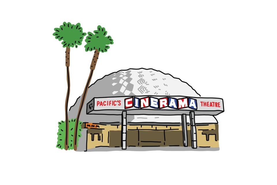 Illustration of the Cinerama Dome