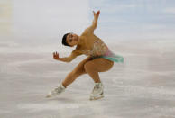 Figure Ice Skating - ISU Grand Prix of Figure Skating Internationaux de France - Pole Sud Ice Rink, Grenoble, France - November 17, 2017 Japan’s Yuna Shiraiwa performs during the Ladies Short Program REUTERS/Robert Pratta