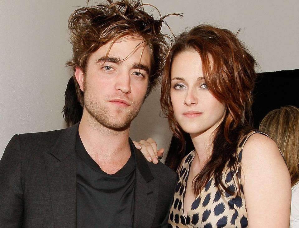 Kristen and Robert pose together at an event