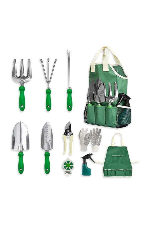 53) Garden Tool Set with Canvas Bag and Apron