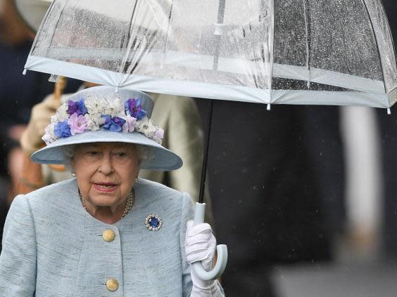The second day of Royal Ascot was hit by heavy rain (Getty)