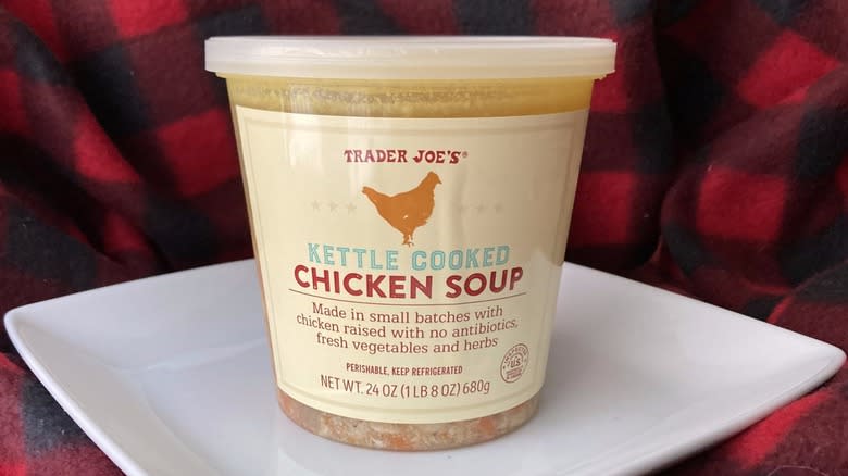 container of Kettle Cooked Chicken Soup