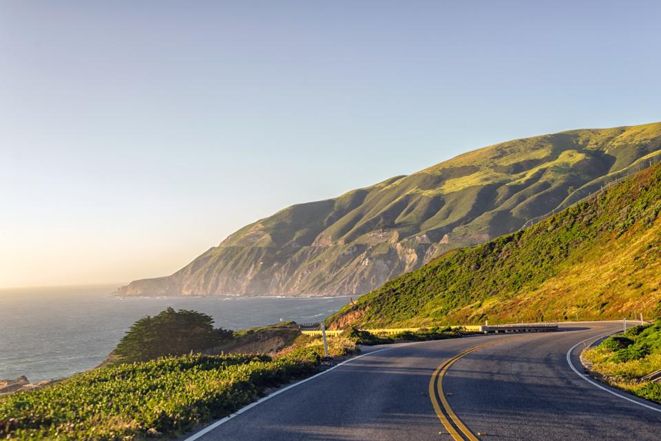 A coast road near Monterey - getty