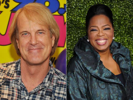 What's even more bizarre than Oprah and Roger Ebert? Oprah and musician/television host John Tesh. Tesh allegedly left Oprah broken-hearted in the 1970s when <a href="http://www.nydailynews.com/entertainment/gossip/kitty-kelley-tell-all-book-reveals-john-tesh-bolted-lover-oprah-winfrey-middle-night-article-1.167057">he bolted in the middle of the night</a> from the apartment they shared in Nashville, Tenn.