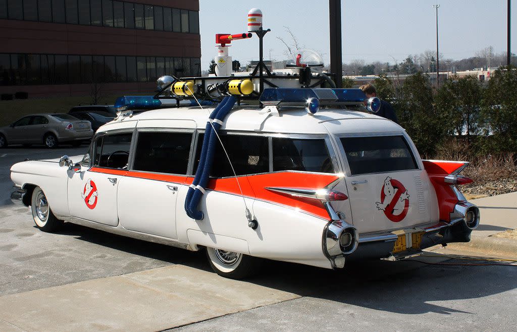 The actual 1959 $150,000 Cadillac Ghostbusters car.