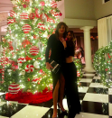 <p>Caitlyn Jenner showed off her mile-long legs in a high slit black gown alongside Sarah Howard. Photo: <a href="https://www.instagram.com/sarahrhoward/" rel="nofollow noopener" target="_blank" data-ylk="slk:@sarahrhoward​;elm:context_link;itc:0;sec:content-canvas" class="link ">@sarahrhoward​</a> </p>