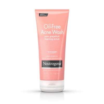 Oil-Free Pink Grapefruit Acne Wash Face Scrub