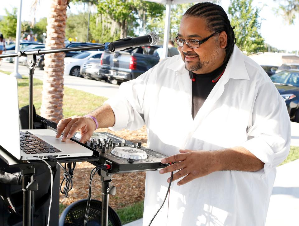 Eric (DJ E-Lo) Lopez and his Everyone Loves Oneanother Foundation Inc. will host the inaugural ELO Fest from 1-5 p.m. Sunday to celebrate Father's Day, Juneteenth and promote unity in the community. [Brad McClenny/The Gainesville Sun]
(Credit: Gainesville Sun file photo by Brad McClenny)