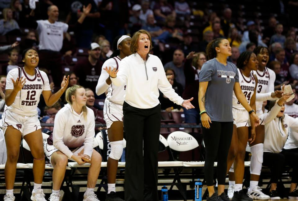 The Missouri State Lady Bears take on the Missouri Tigers at GSB Arena on Monday, Nov. 7, 2022.