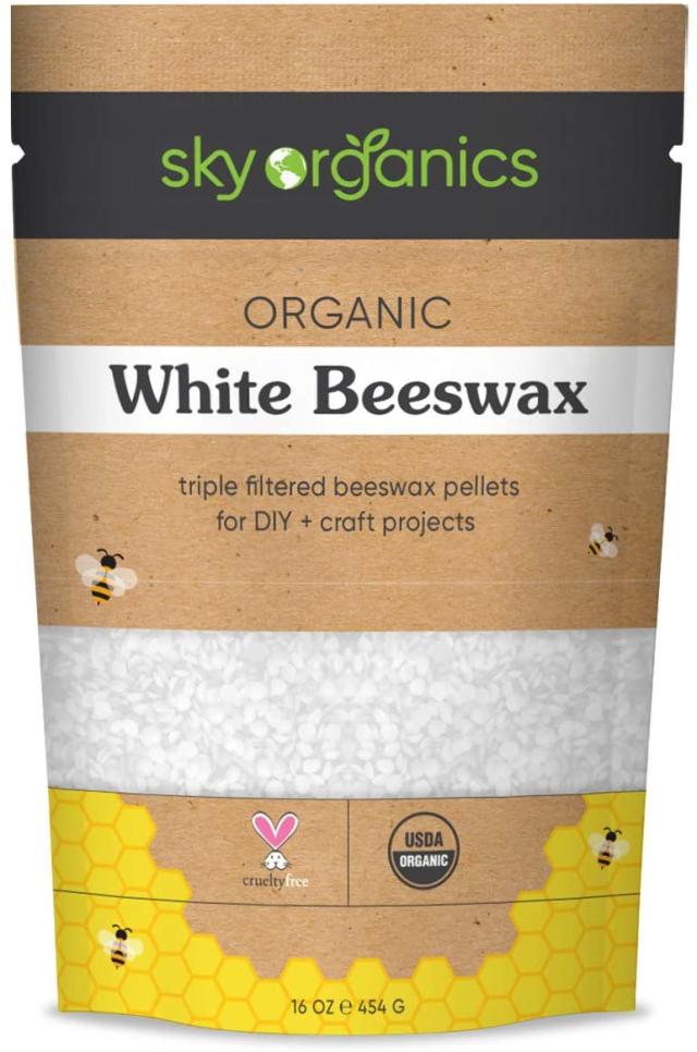 Pure Organic Beeswax Brick and Pellets 