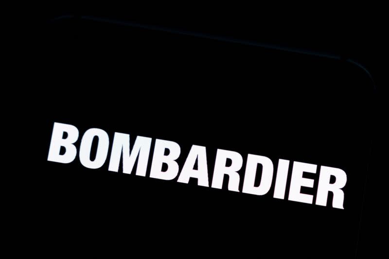 FILE PHOTO: Illustration shows Bombardier logo