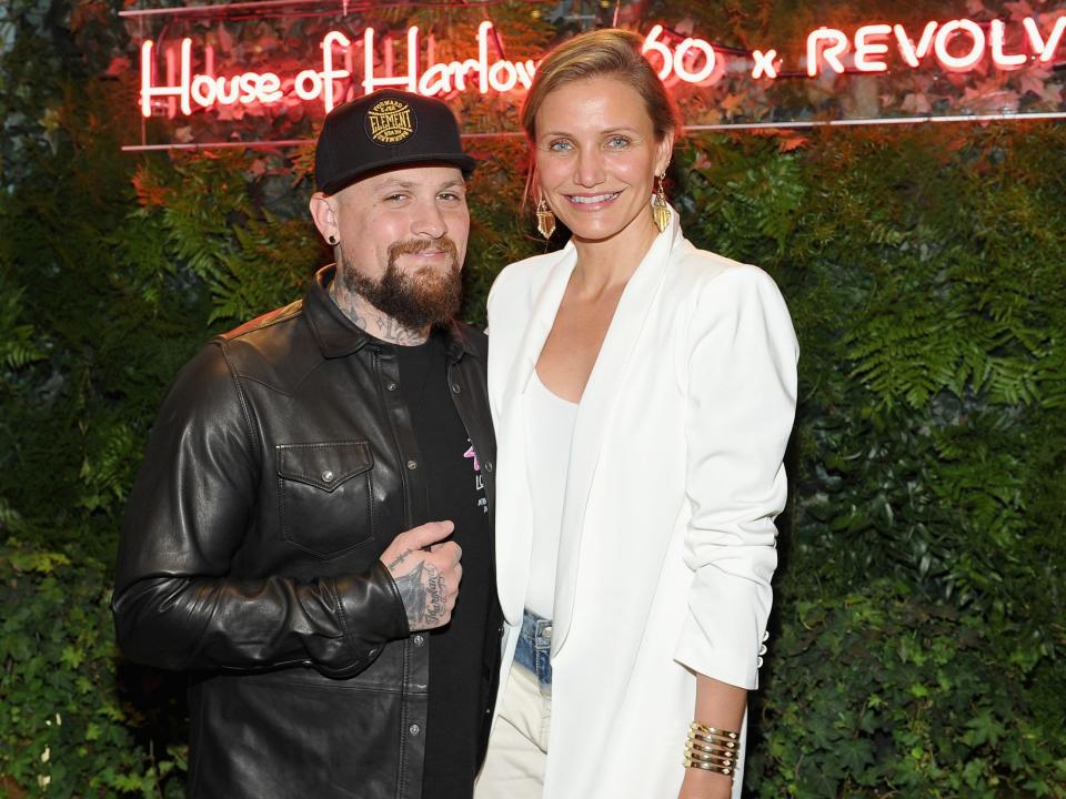 Guitarist Benji Madden and actor Cameron Diaz.