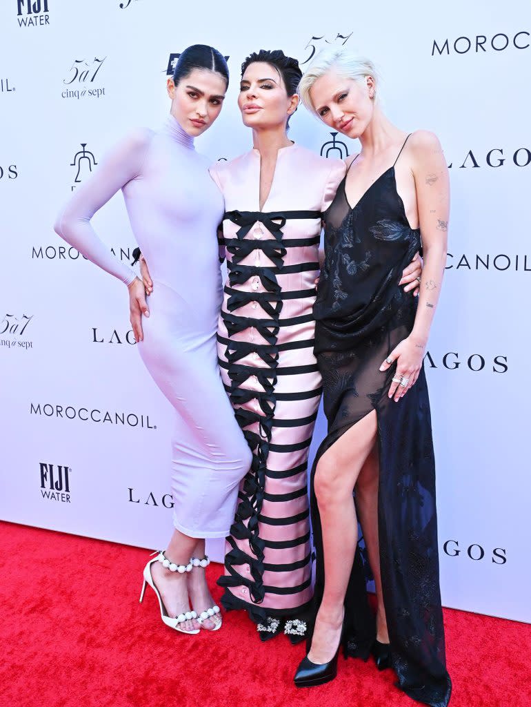 Lisa Rinna and Her Daughters at Daily Front Row Awards