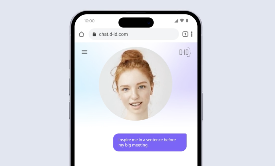D-ID's new web app