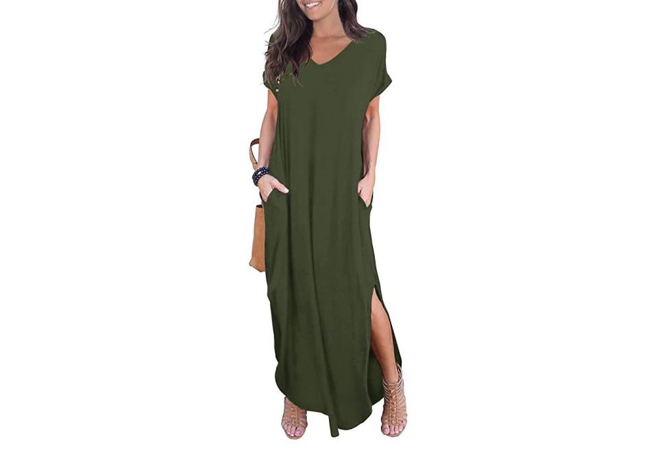 GRECERELLE Women's Casual Loose Pocket Long Dress (Photo: Amazon)
