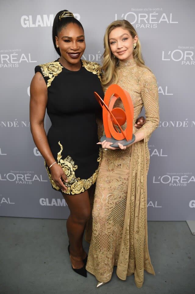 Serena Williams and Gigi Hadid