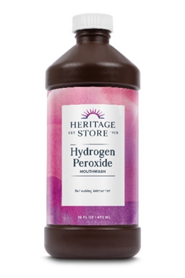 Recalled Heritage Store Hydrogen Peroxide Mouthwash – Wintermint (Photo Courtesy U.S. Consumer Product Safety Commission)