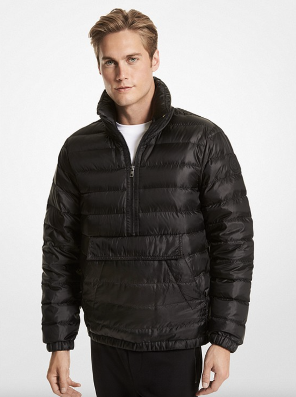 Stirling Packable Quilted Ciré Popover Jacket (Photo via Michael Kors)