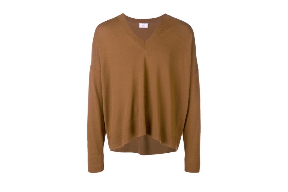 Ami Paris V-neck sweater (was $325, 43% off with code "JAN20")