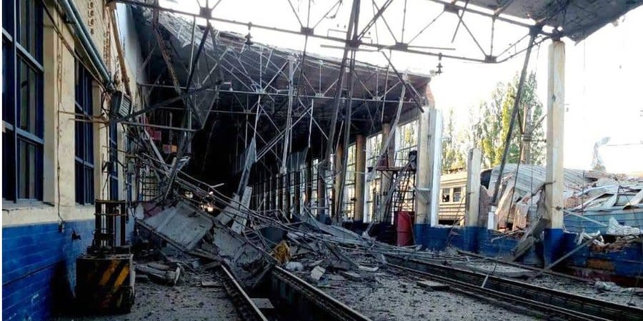 Russia again attacked the railway in Kharkiv Oblast