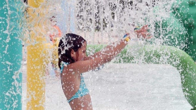 The New Bern Aquatic Center is a great way to stay cool in the summer.