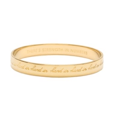 Kate Spade Hand In Hand Bangle, $48, katespade.com