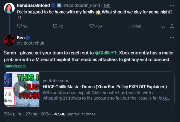 Usuarios de Xbox reportan el problema