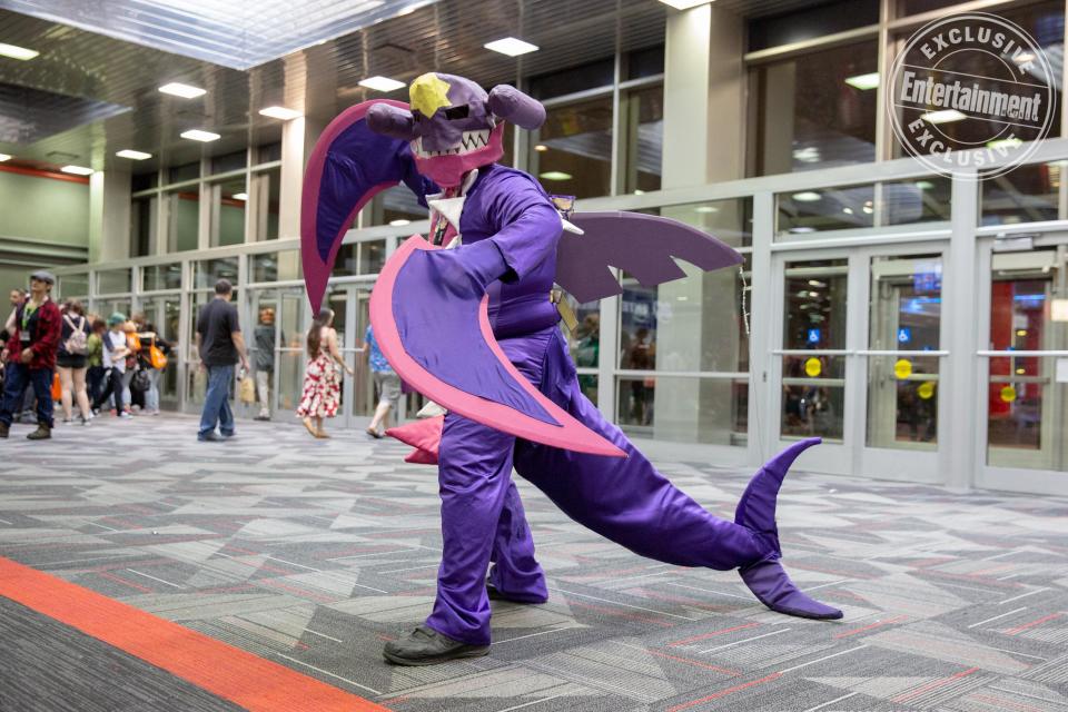 Garchomp from Pokemon cosplayer