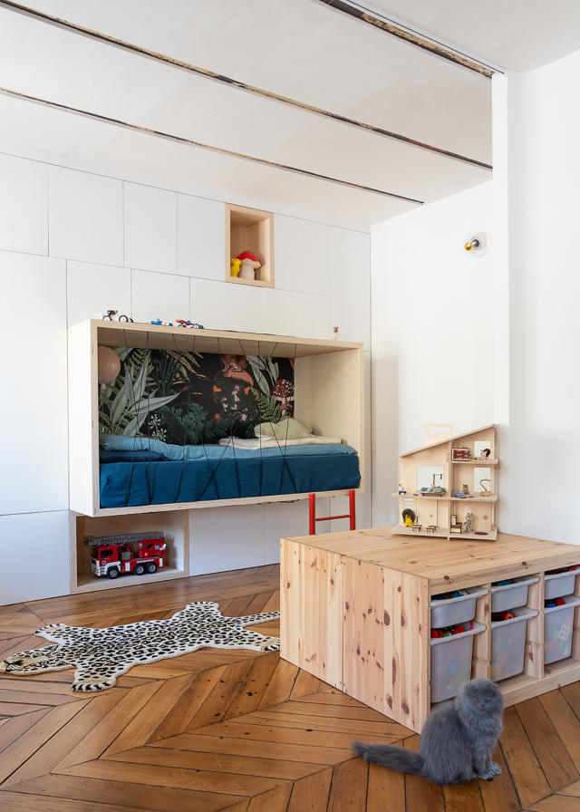 Création d'une cabane dans une chambre d'enfants - Maéma Architectes