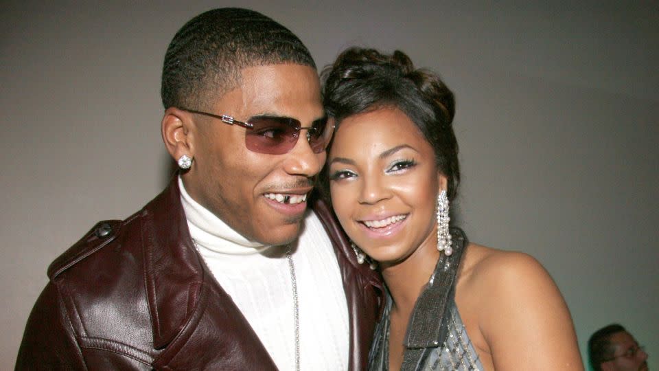 Nelly and Ashanti in 2005.  - Johnny Nunez/WireImage/Getty Images