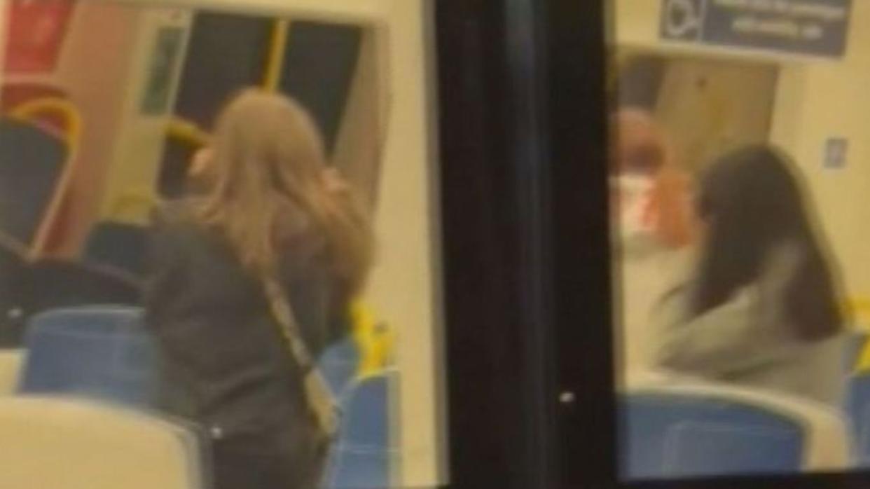Assignment Freelance Picture Teenage girls have been accused of wreaking havoc on the Seaford
 train line in Adelaide- Picture- Nine News