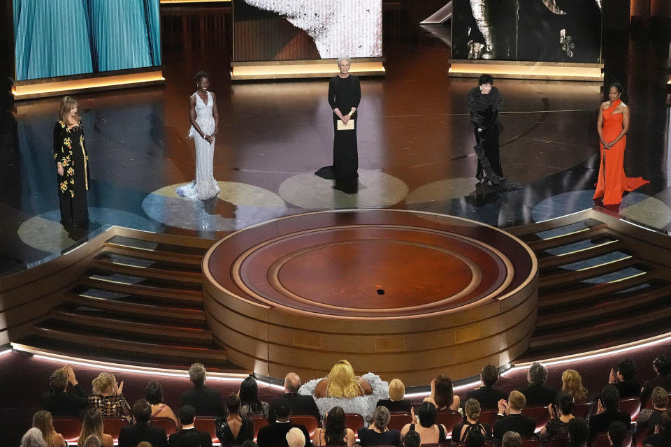 Mary Steenburgen, Lupita Nyong'o, Jamie Lee Curtis, Rita Moreno and Regina King (Chris Pizzello / AP)