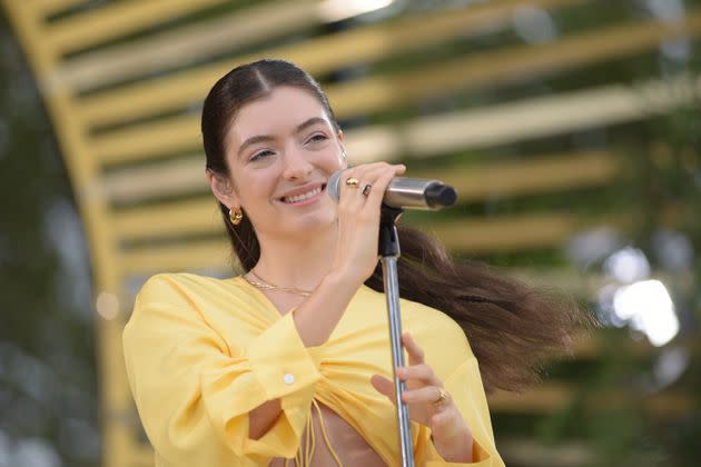 Lorde performs from Central Park in New York City on 