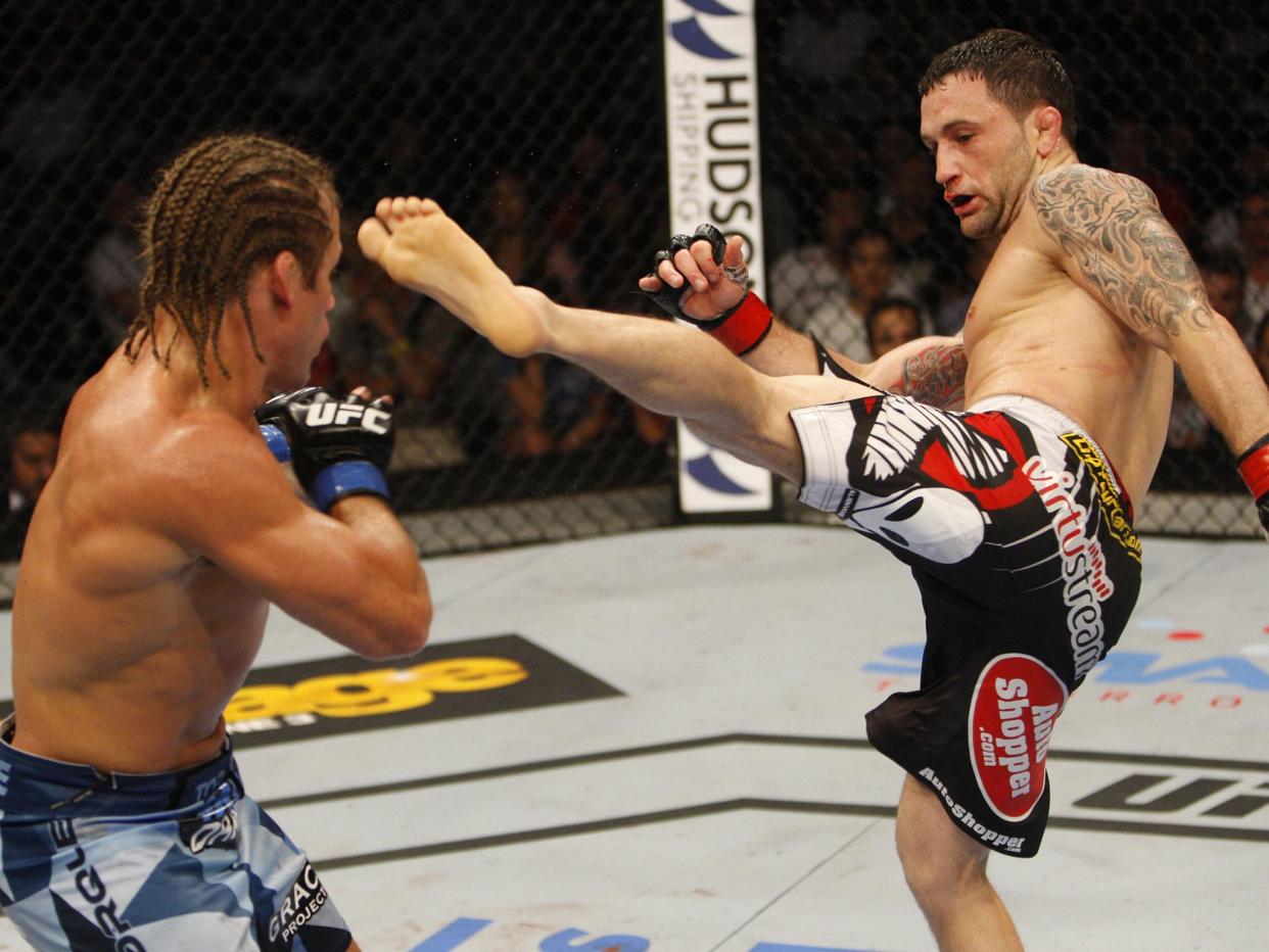 Frankie Edgar (right) fought in multiple divisions (Josh Hedges/ Zuffa LLC)