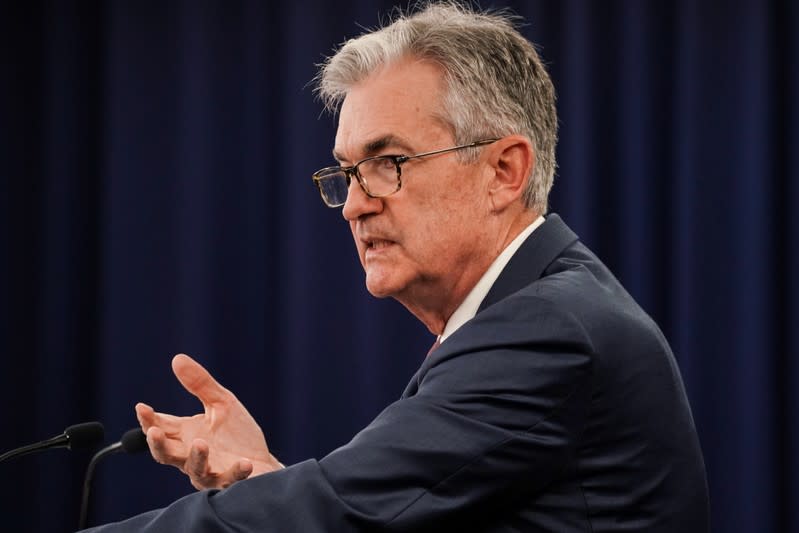 Jerome Powell holds news conference after Federal Open Market Committee meeting