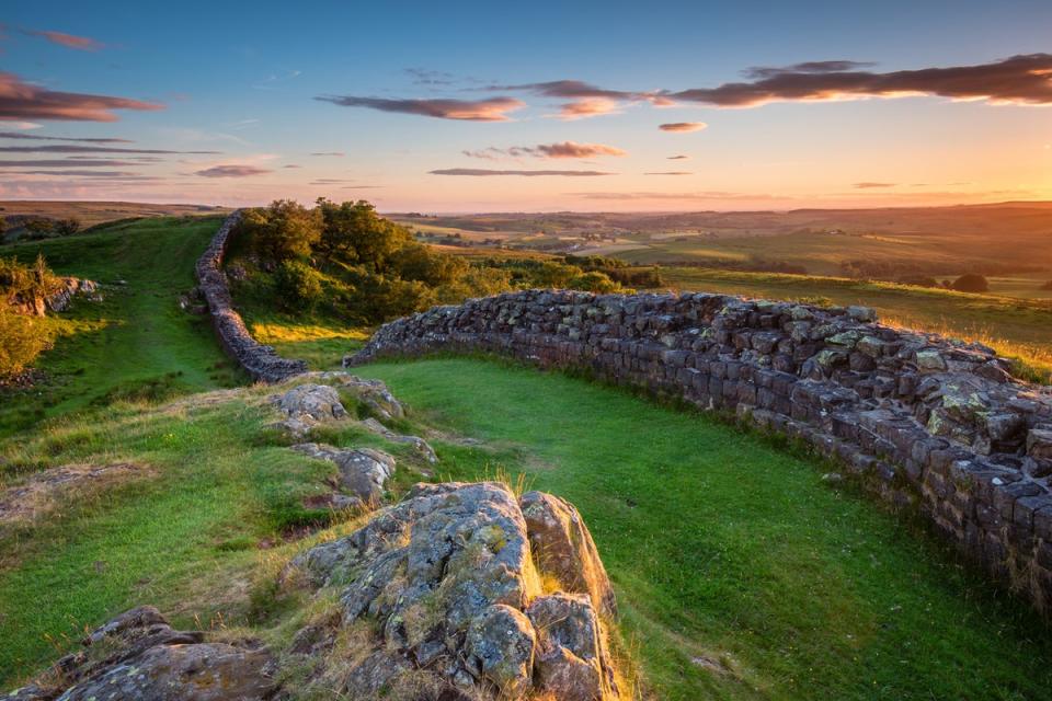 The popular World Heritage Site attracts walkers to Northumberland (Getty Images/iStockphoto)