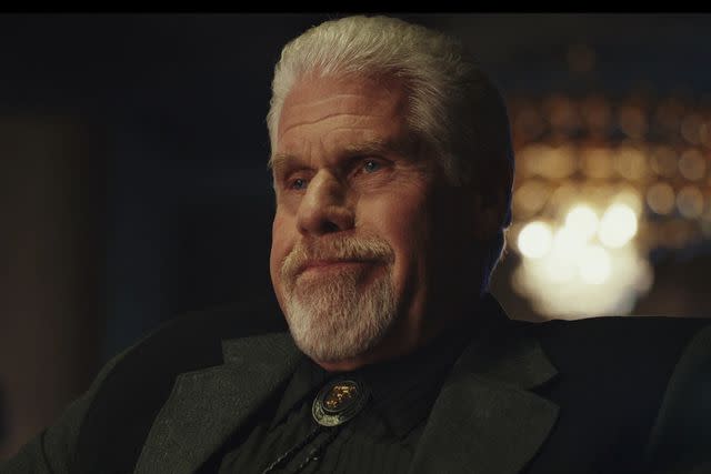 <p>Peacock</p> Ron Perlman on 'Poker Face'