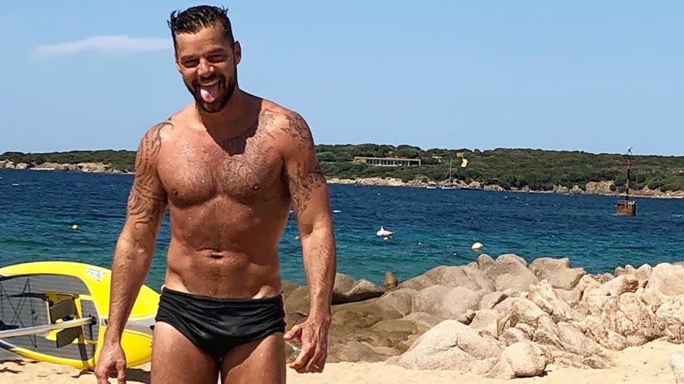 Singer Ricky Martin is a fan of the swimming brief, posting pictures of himself in the style on his social media. - From Ricky Martin