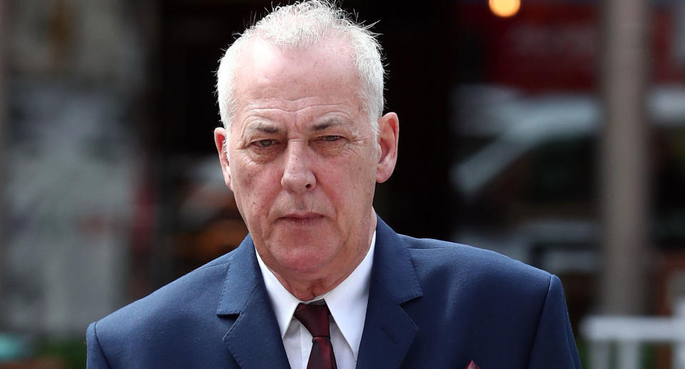 The 999 call from Michael Barrymore's home reporting Stuart Lubbock's has been released for the first time. (PA)