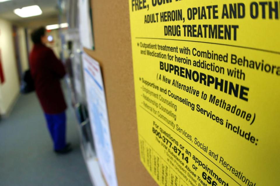 <div class="inline-image__caption"><p>The Drug Enforcement Administration (DEA) and Substance Abuse and Mental Health Services Administration (SAMHSA) have allowed providers to prescribe buprenorphine over the phone during the coronavirus pandemic, though this exemption doesn’t apply to methadone.</p></div> <div class="inline-image__credit">Photo by Jordan Silverman/ Getty Images</div>